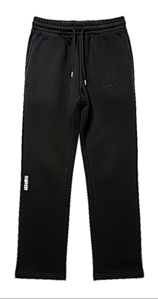 Black Embossed Joggers!